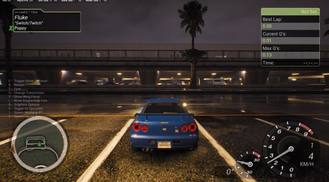 Someone is remaking Need for Speed Underground 2 in Unreal Engine 4